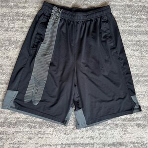 Under Armour Black and Gray Athletic Training Shorts